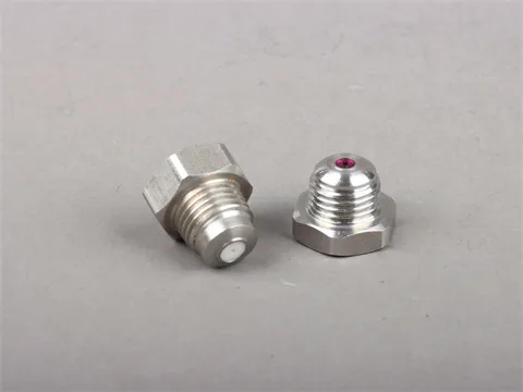 High pressure needle nozzle