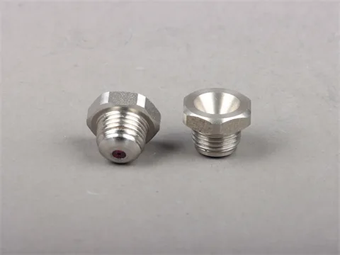 High pressure needle nozzle