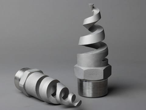 Spiral desulfurization nozzle
