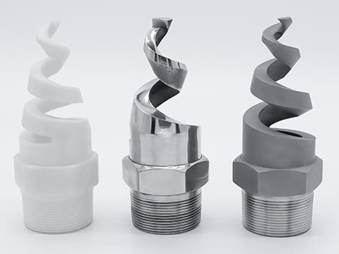 Spiral desulfurization nozzle